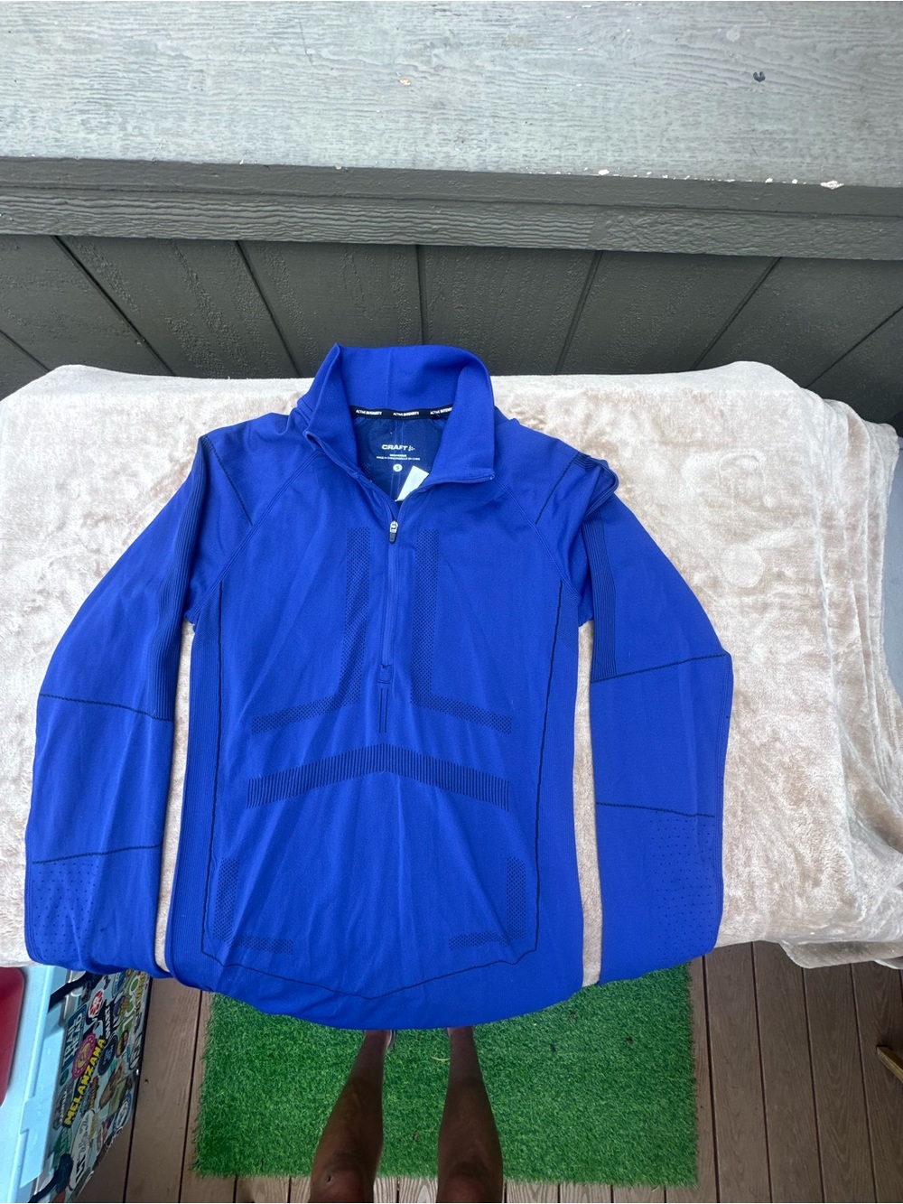 Craft Royal Blue Men's Half-Zip Performance Pullover
